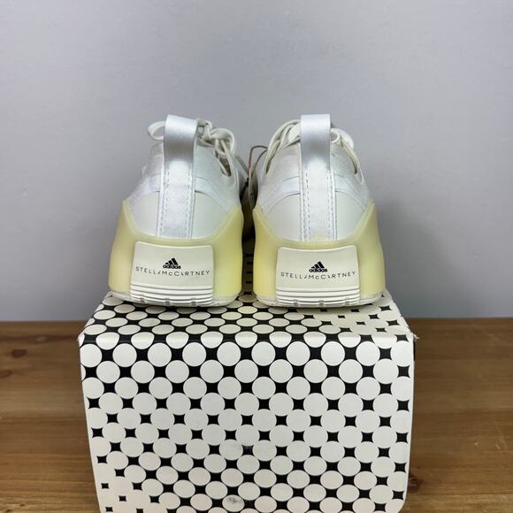 New Adidas by Stella McCartney ASMC Treino Sneakers in White Women's Size 7.5 - Picture 7 of 10